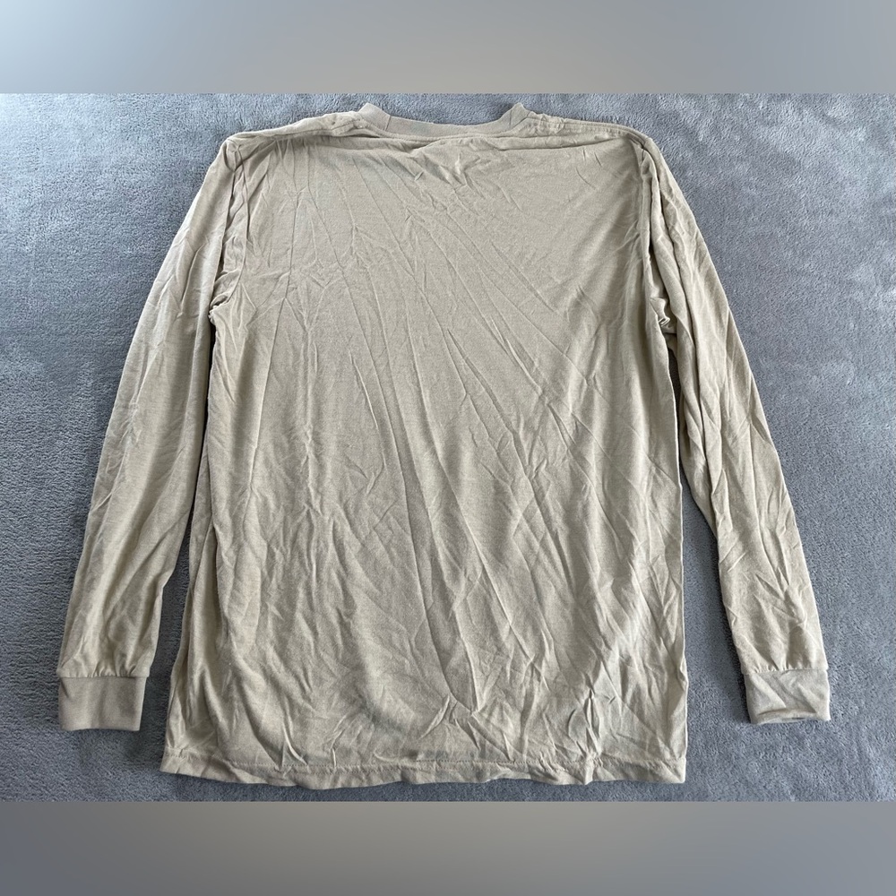 Drifire T Shirt Mens Sz XL Beige FR Work Fire Flame Resistant Long Sleeve Cat 1 - Picture 14 of 14